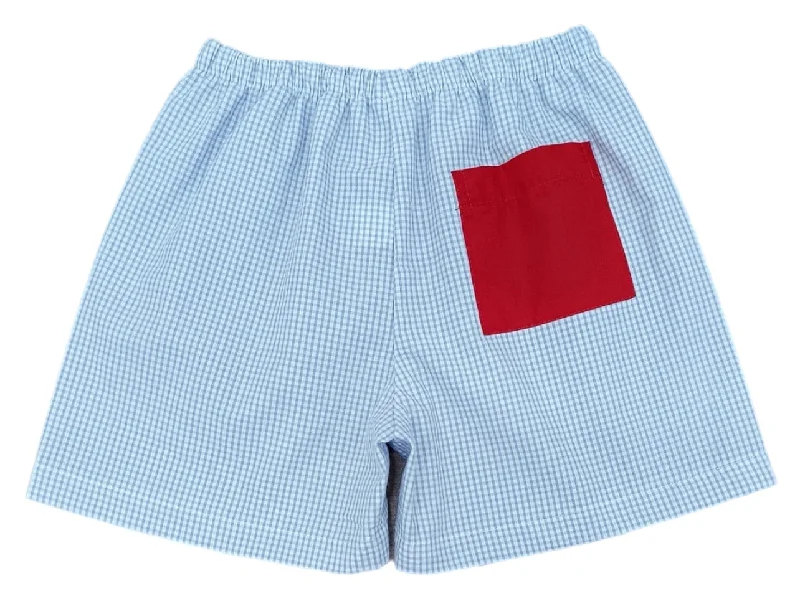 Cozy Essentials Wear Conrad Shorts, Patriotic Seersucker