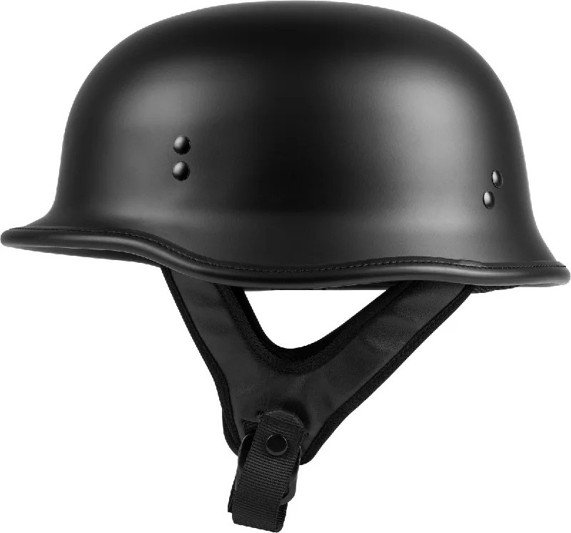 Comfortable And Simple Highway 21 9MM Matte Black German Beanie Helmet