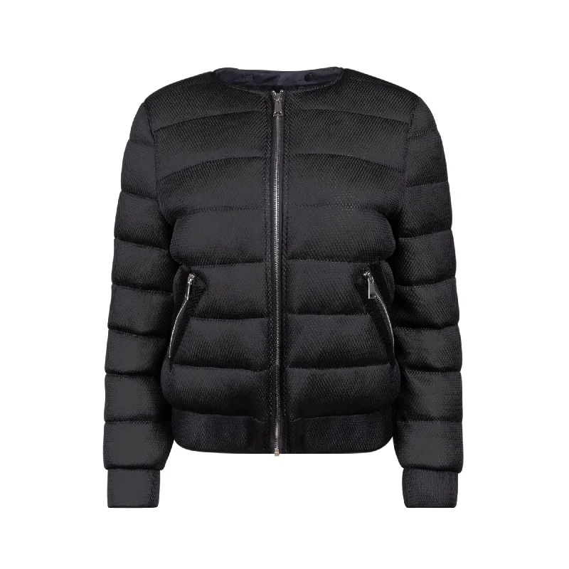 Leisure Sports jacket scuba hidden hood - black