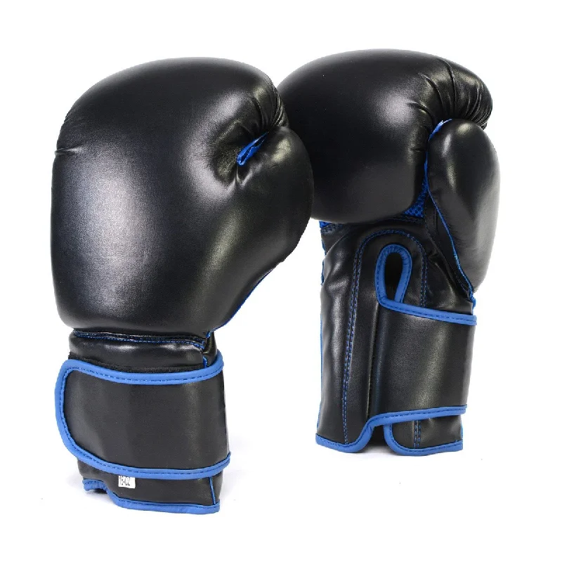 Versatile Wear X-Fitness XF2000 Gel Boxing Kickboxing Punching Bag Gloves-BLK/BLUE