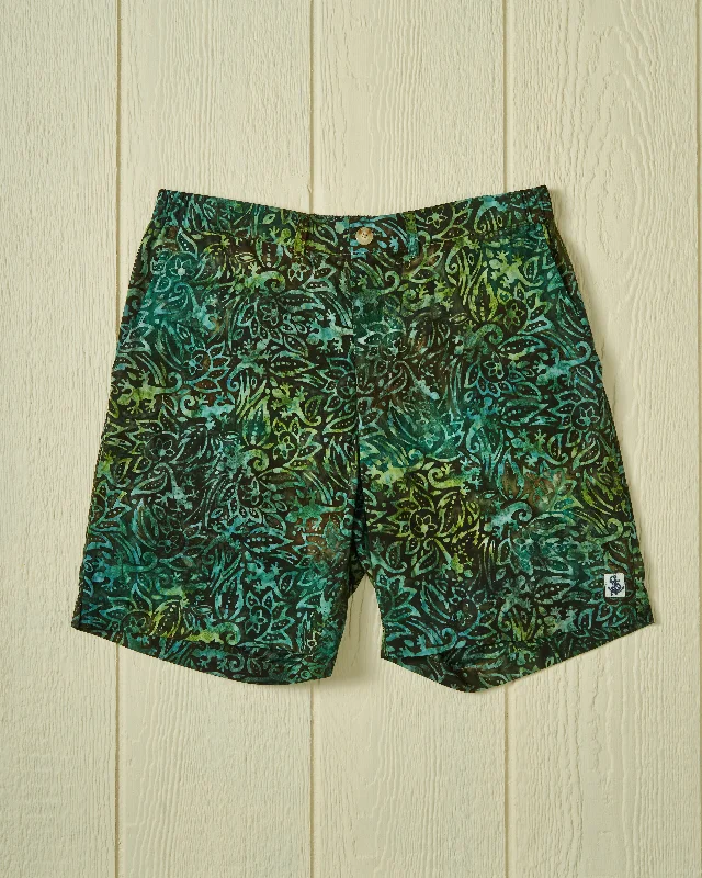 Warm Atmosphere Batik Short in Olive