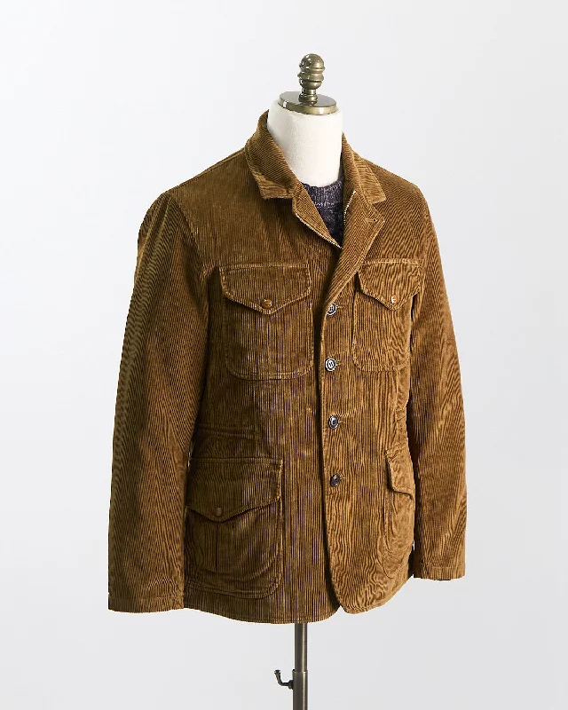 Luxury Customization 7028-Qk Corduroy 'Alligator' Field Jacket