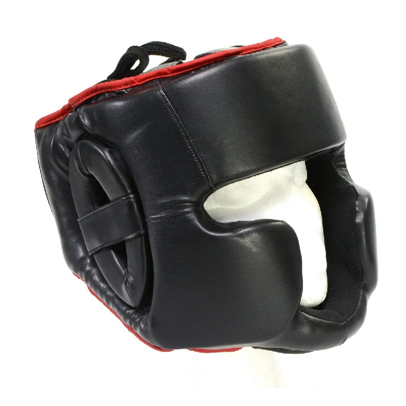 Elegant Series X-Fitness XF5000 MMA Boxing Kickboxing Head Gear-BLK/RED