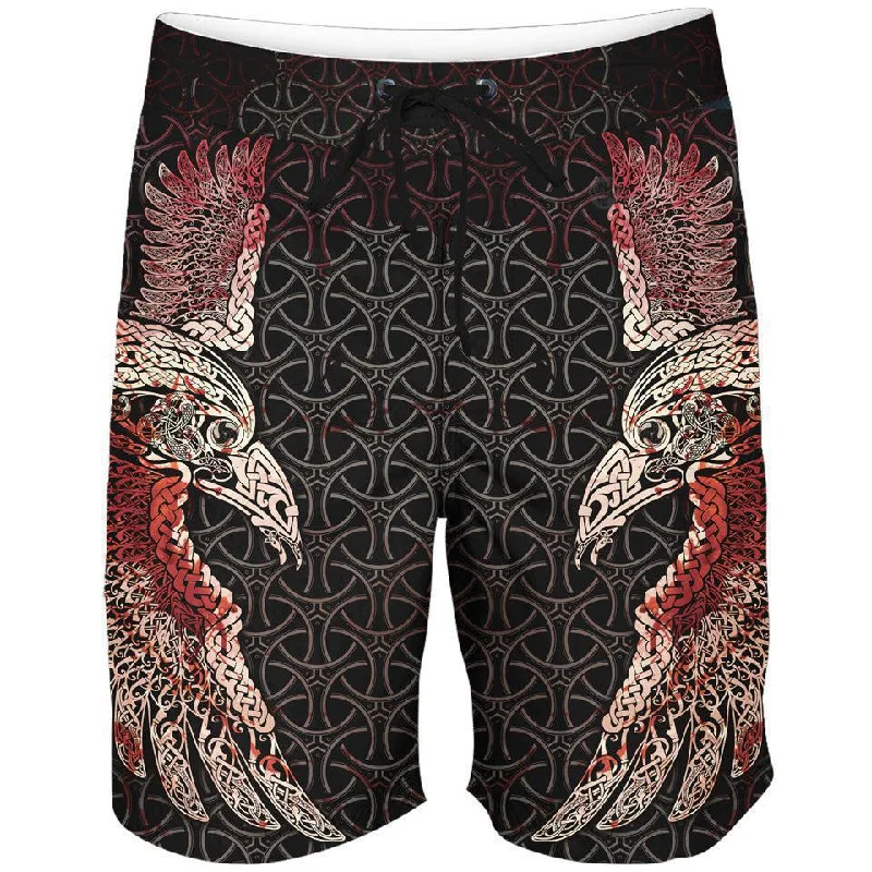 Elegant Series Muninn Bloody Boardshorts-Limited