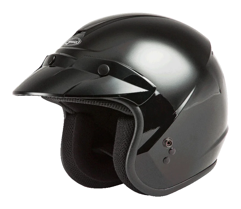 Lounge Wear GMax 72-5361 OF-2 Open-Face Helmet Black