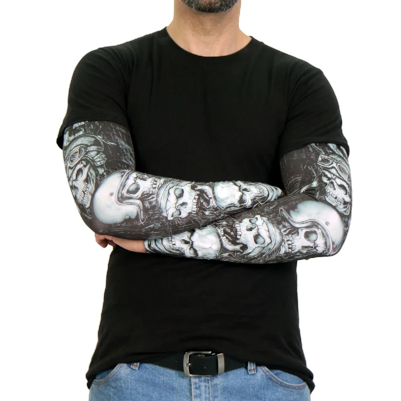 Warm Wear Hot Leathers ARM1004 Five Skulls Arm Sleeve