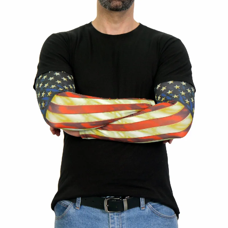 Casual Fit Hot Leathers ARM1015 Vintage Flag Arm Sleeve