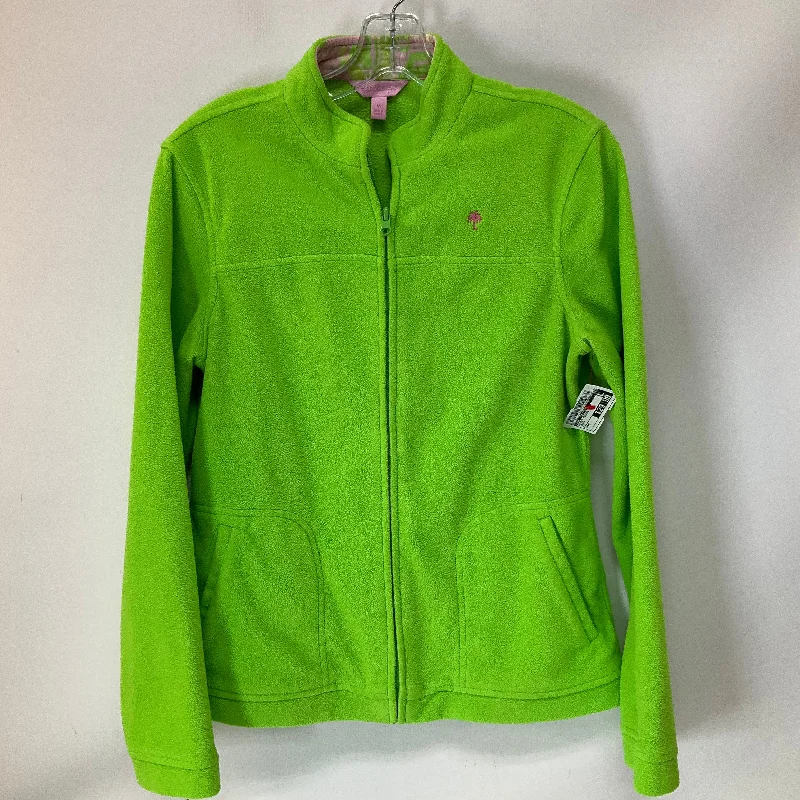 Comfortable Dresses Jacket Fleece By Lilly Pulitzer In Green, Size: M