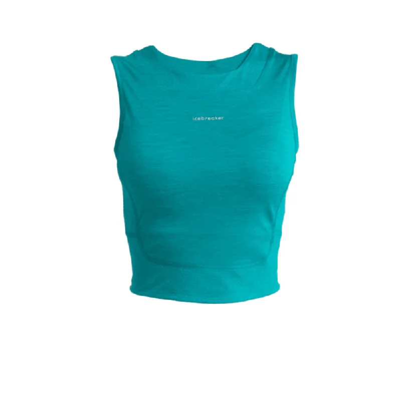 Summer Comfort Icebreaker Zoneknit Cropped Bra-Tank Women