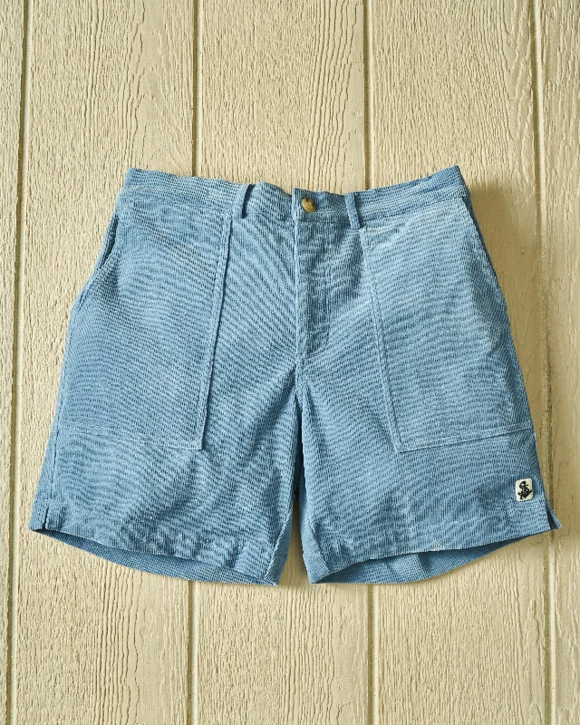 Design Must-have Ventura Short in Atlantic Blue Corduroy