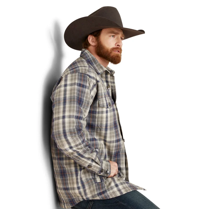 Artistic Temperament 'Ariat' Men's Hoover Shirt Jacket - Iron Heather