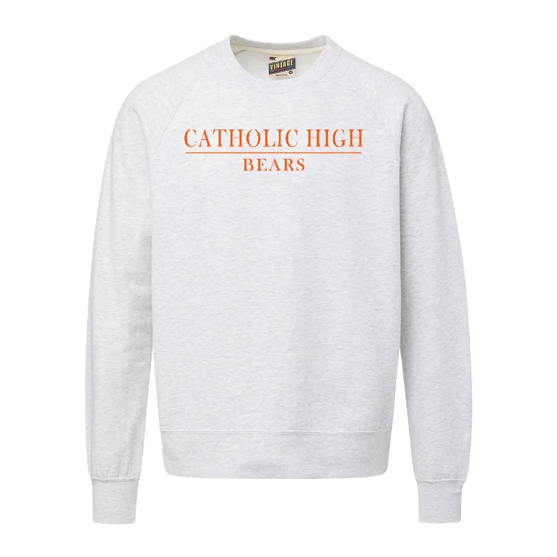 Elegant Outline Vintage Fleece Crew