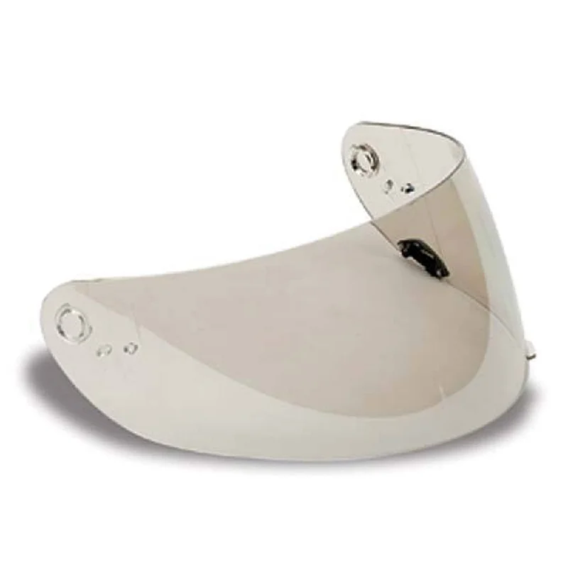 Slightly Flared Design Bell ClickRelease Light Silver Iridium Shield for Star, RS-1, Vortex, Qualifier and Revolver Evo helmets