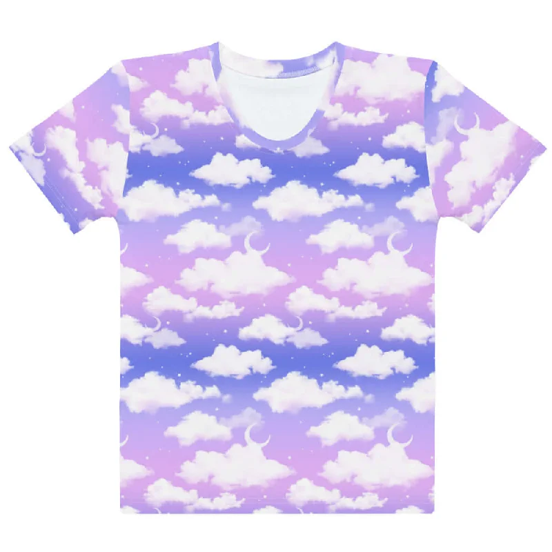 Wandering freely Cloudy Sky T-shirt