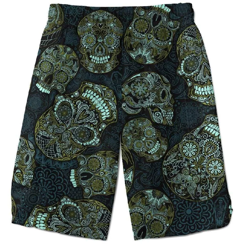 Free And Comfortable Day of the Dead Shorts