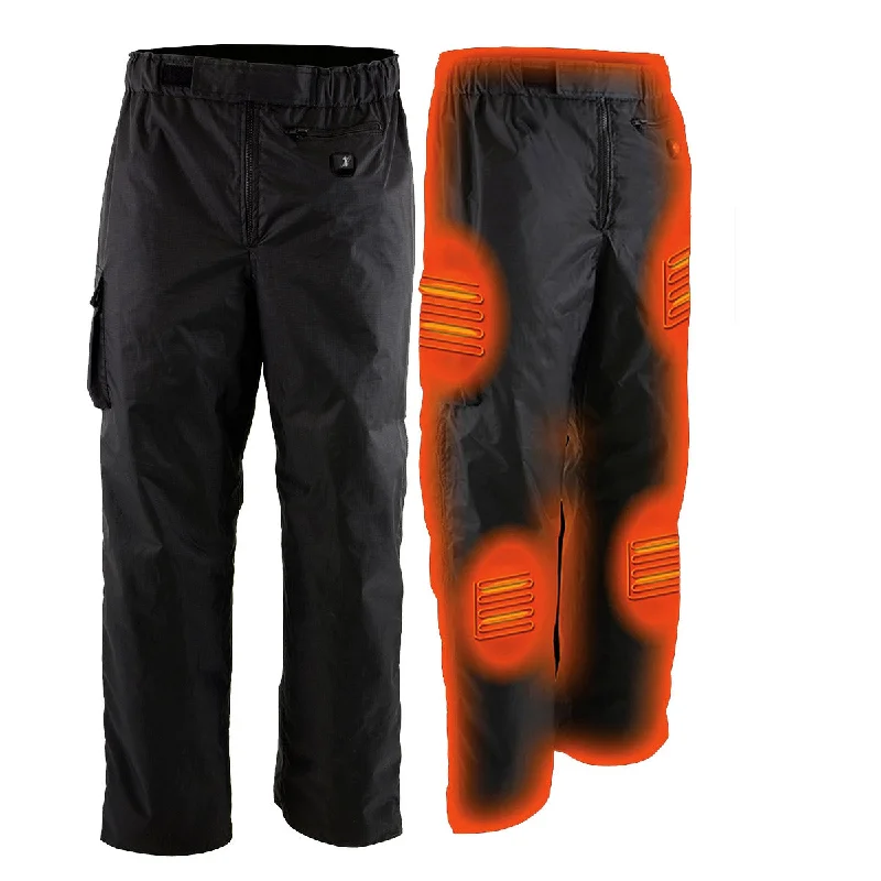 Comfort Fit NexGen Heat NXM5715SET Men Black Winter Thermal Heated Pants for Ski Snow and Riding - w/ Battery Pack Comfort Fit NexGen Heat NXM5715SET Men Black Winter Thermal Heated Pants for Ski Snow and Riding - w/ Battery Pack