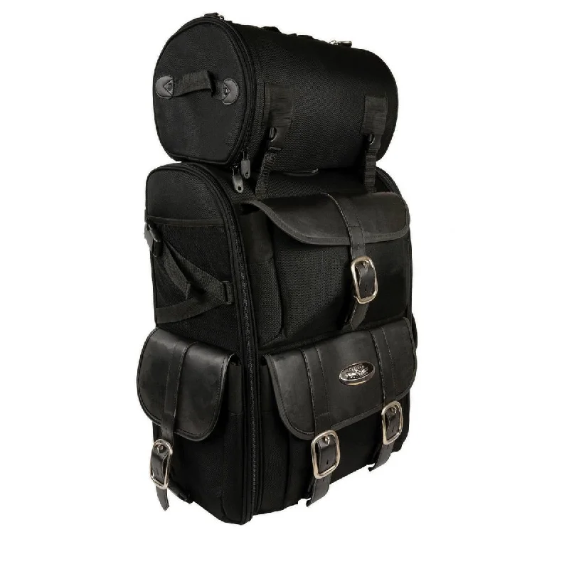 Everyday Outfits Milwaukee Performance SH673 X-Large Black Textile 2-Piece Studded Motorcycle Touring Pack
