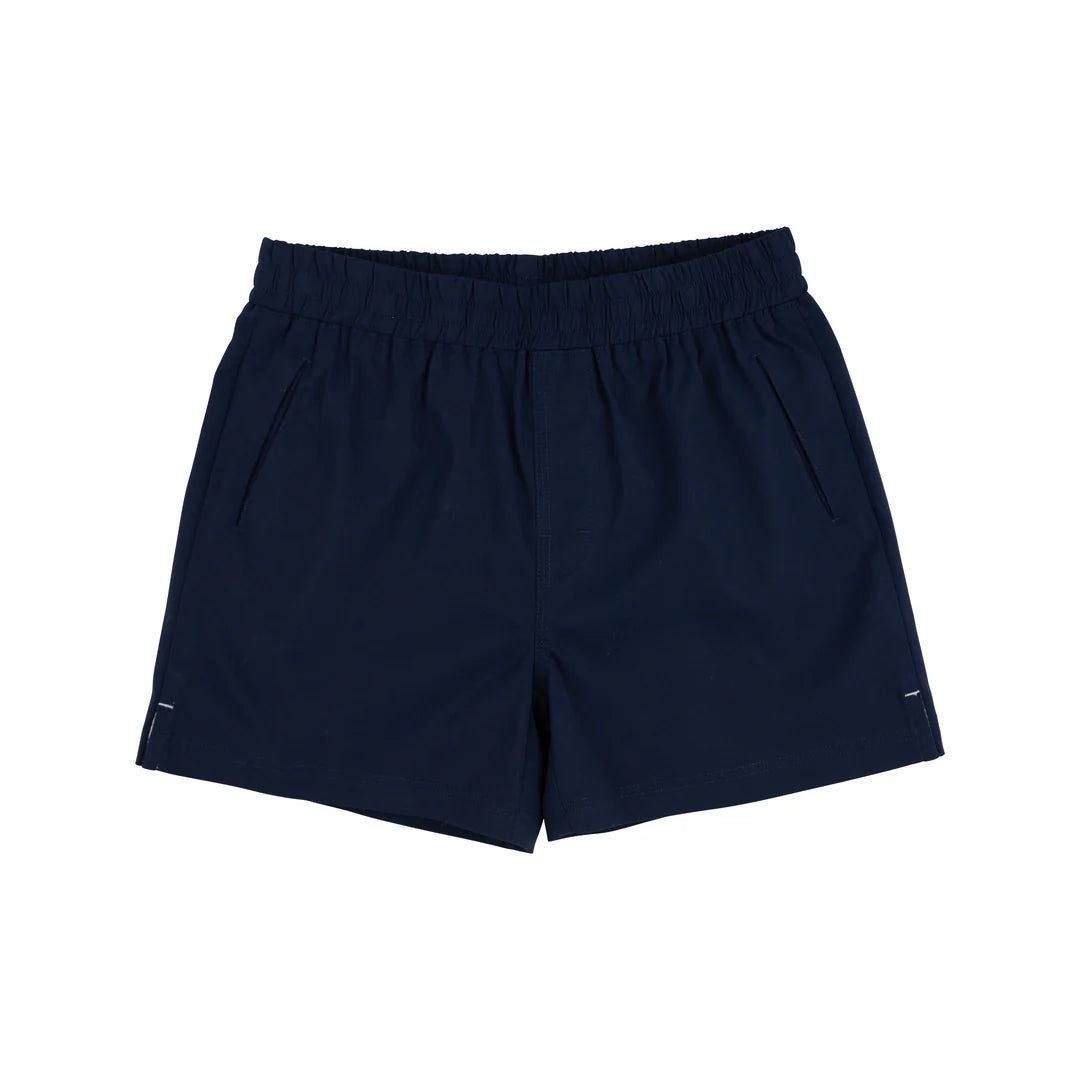 Soft Tops Prepletic™ Sheffield Shorts Nantucket Navy with Saratoga Stone Stork