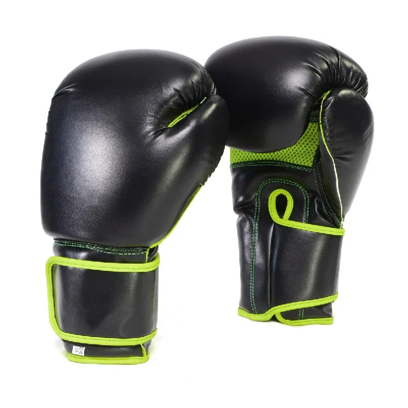 Exquisite Tailoring X-Fitness XF2000 Gel Boxing Kickboxing Punching Bag Gloves-BLK/GREEN Exquisite Tailoring X-Fitness XF2000 Gel Boxing Kickboxing Punching Bag Gloves-BLK/GREEN