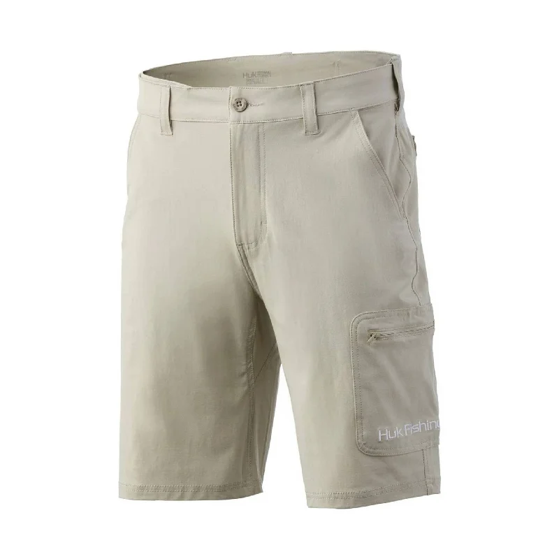 Trendy Comfort Huk Men's Next Level 10.5 Inch Short - Khaki