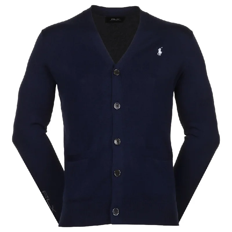 Trendy Layers Ralph Lauren Cotton Coolmax V-Neck Cardigan Golf Sweater (Dual Branded) 2024 Trendy Layers Ralph Lauren Cotton Coolmax V-Neck Cardigan Golf Sweater (Dual Branded) 2024