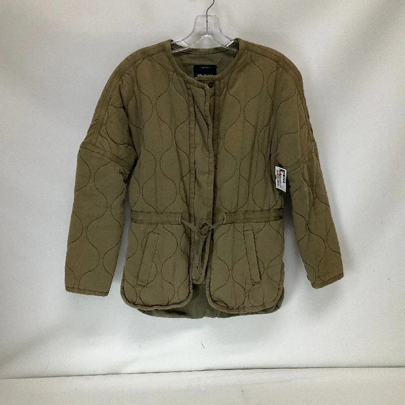 Street Fashion Jacket Puffer & Quilted By Madewell In Green, Size: Xs