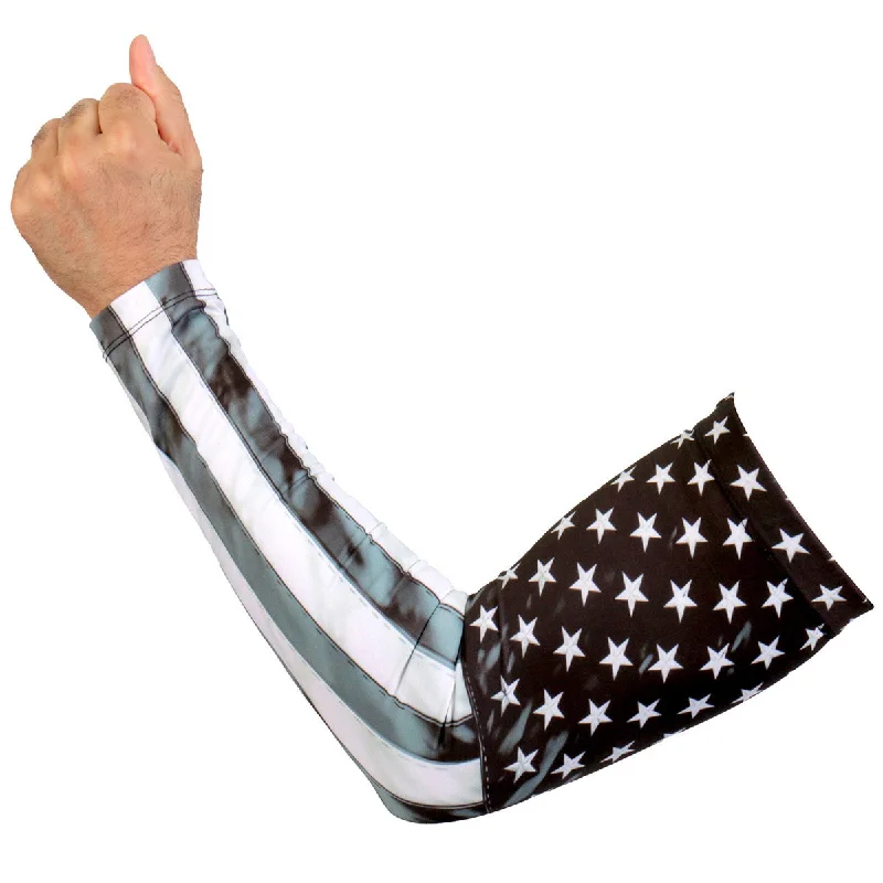 Chic Outfits Hot Leathers ARM1014 Vintage Flag Gray Arm Sleeve