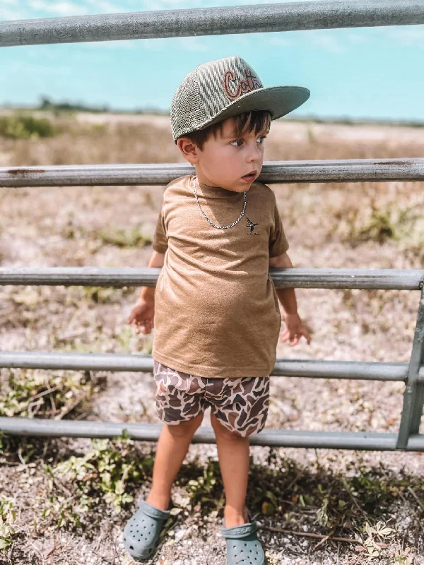 Cool Summer Brown Camo Shorts