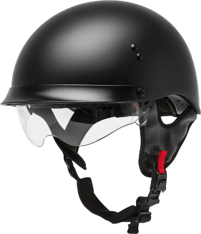 Casual And Versatile GMax HH-65 Full Dressed Half Helmet Matte Black