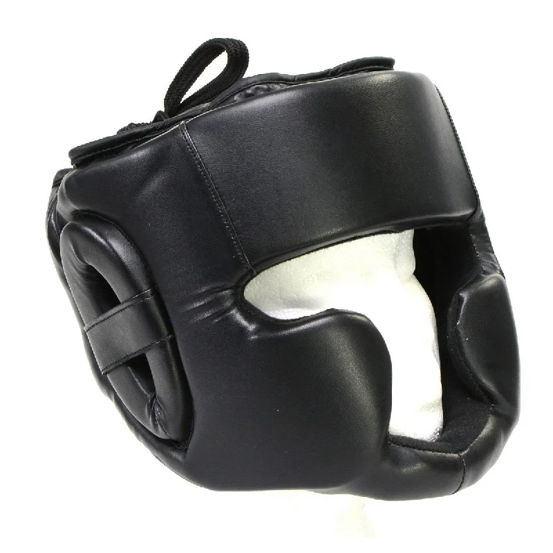 Sports Series X-Fitness XF5000 MMA Boxing Kickboxing Head Gear-BLACK