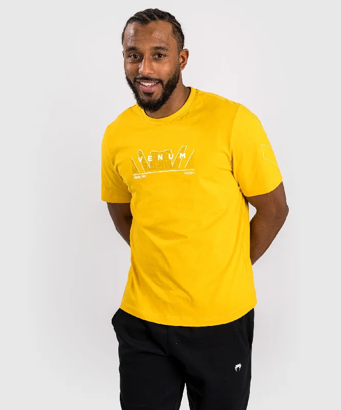 Fashion Style Venum Snake Print T-Shirt - Yellow
