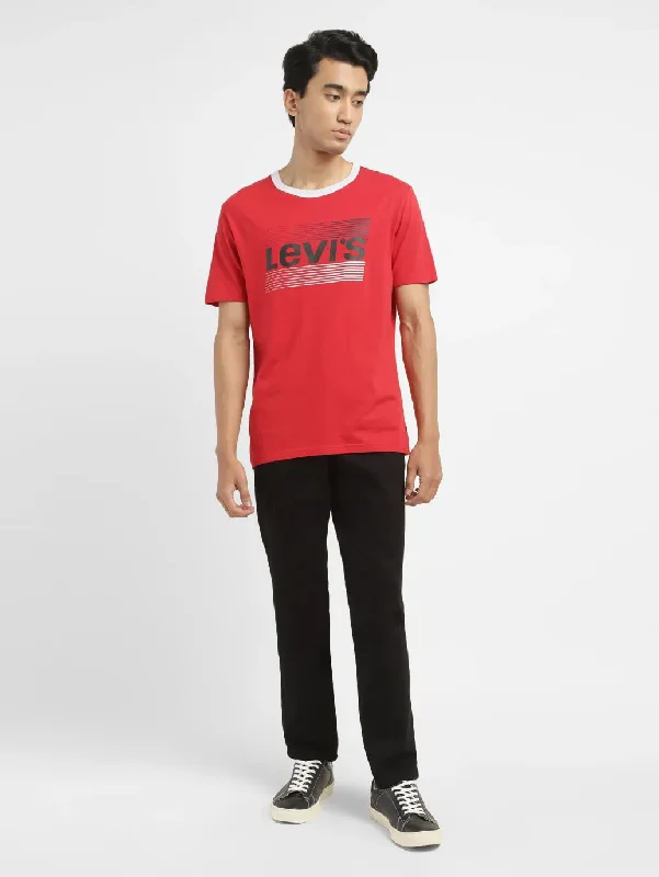 Fashionable Items Men's Brand Logo Slim Fit T-shirt