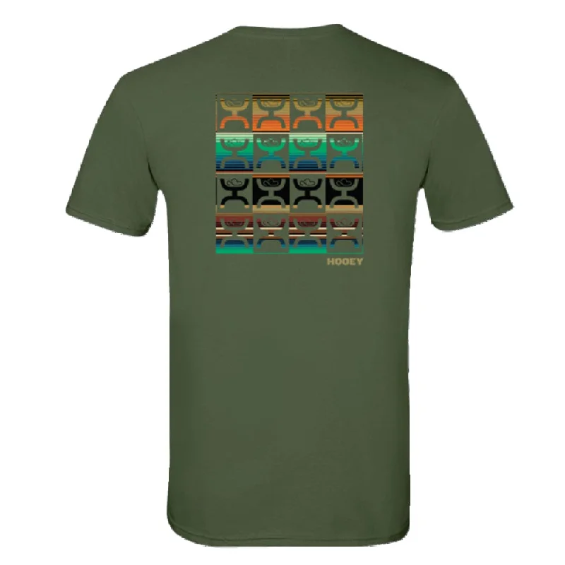 Hooey Mens Checkered Short Sleeve T-Shirt - A0006181-301