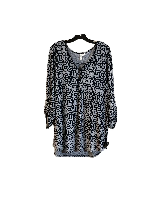 Lounge Chic Top Long Sleeve By Tacera  Size: 2x