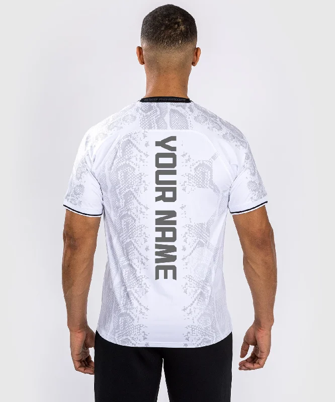 Sporty Wear UFC Adrenaline by Venum Personalized Authentic Fight Night Men's Walkout Jersey - White