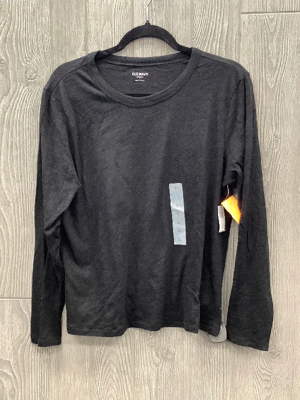 Sports Cool Top Long Sleeve Basic By Old Navy In Black, Size: L