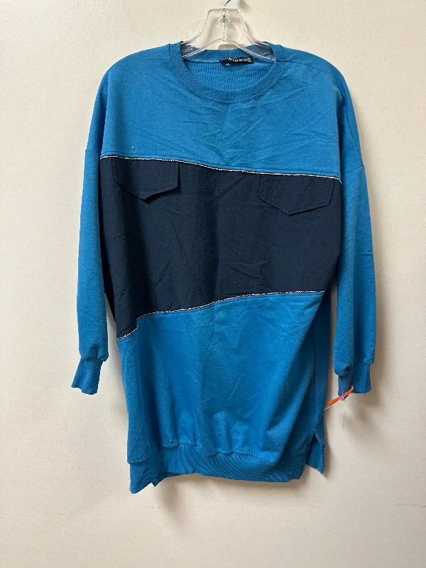 Advanced Customization Top Long Sleeve By Clothes Mentor In Blue, Size: M