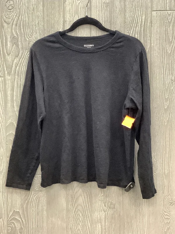 Beautiful Romance Top Long Sleeve Basic By Old Navy In Black, Size: L