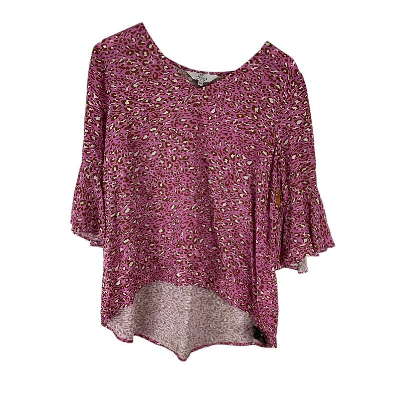 Girl Style Top Long Sleeve By Clothes Mentor In Purple, Size: S