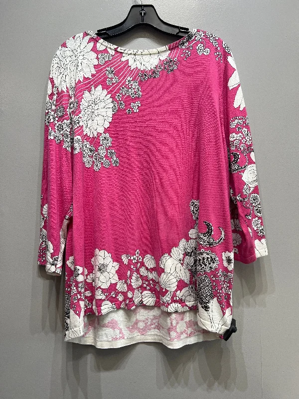 Cozy Apparel Top Long Sleeve Basic By Talbots  Size: 2x