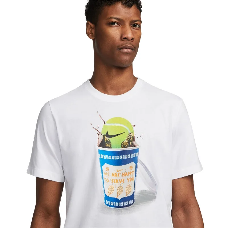 Relaxed Wear Nike Court Men's Tennis T-Shirt