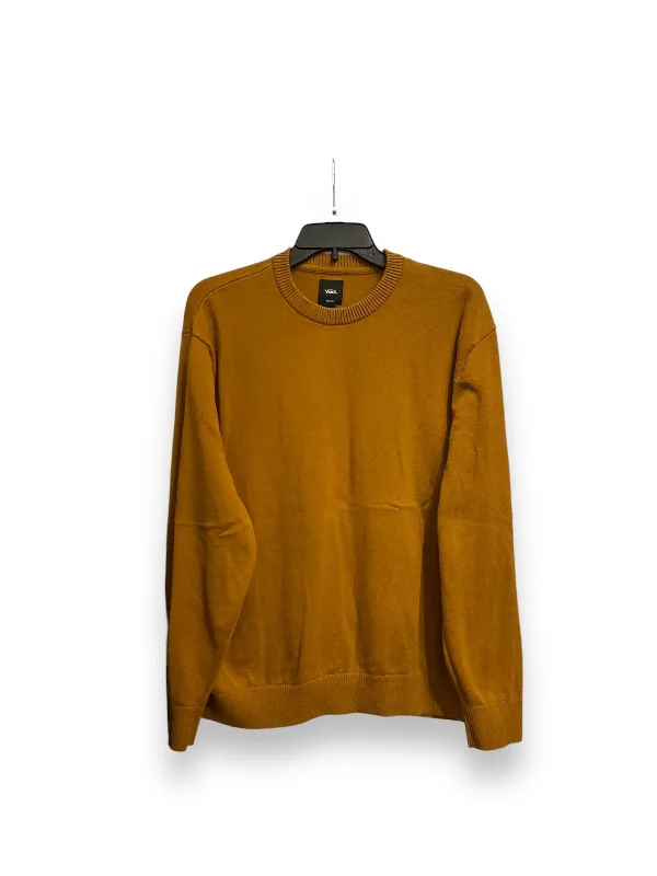 Soft Textures Top Long Sleeve Basic By Vans In Tan, Size: M