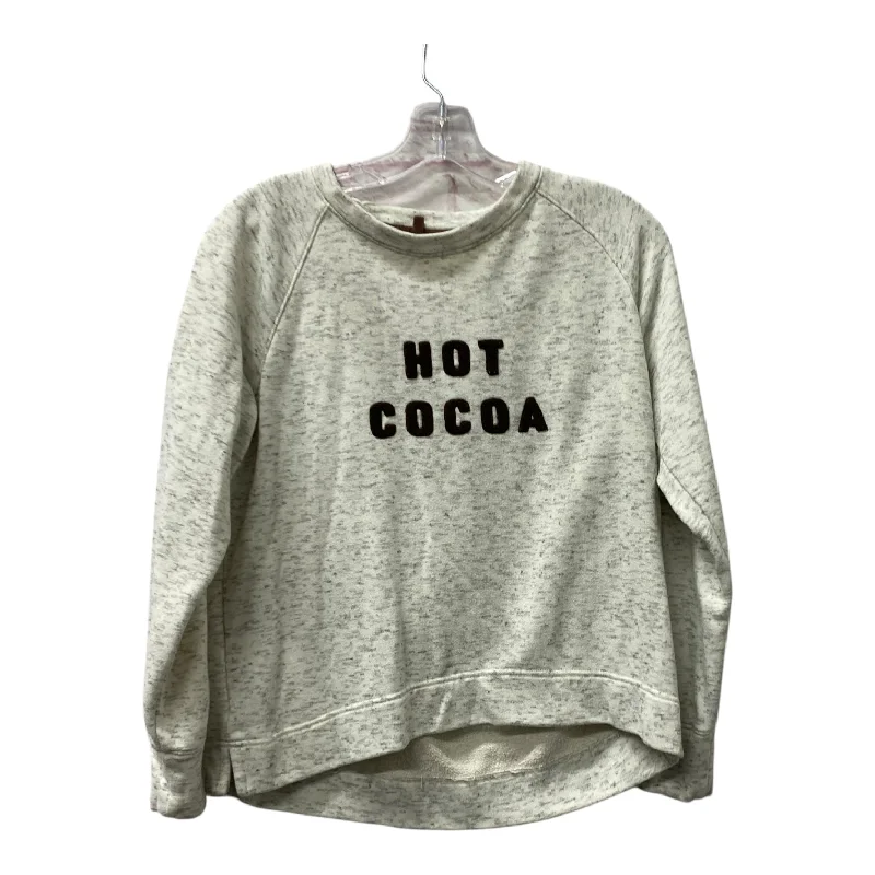 Design Perception Top Ls By Lou And Grey In Grey, Size:S
