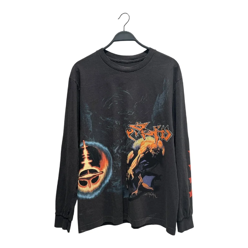 Casual Choice TRAVIS SCOTT/LS T-Shirt/L/Cotton/BLK/Graphic/utopia