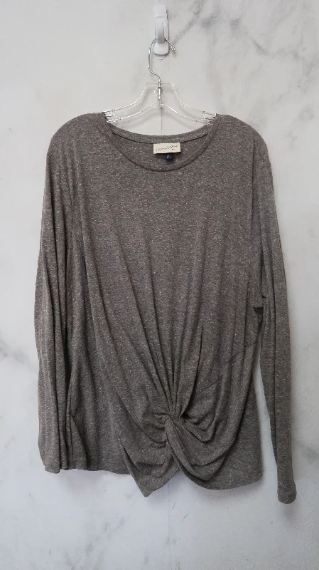 Effortless Dressing Top Long Sleeve By Universal Thread  Size: 3x