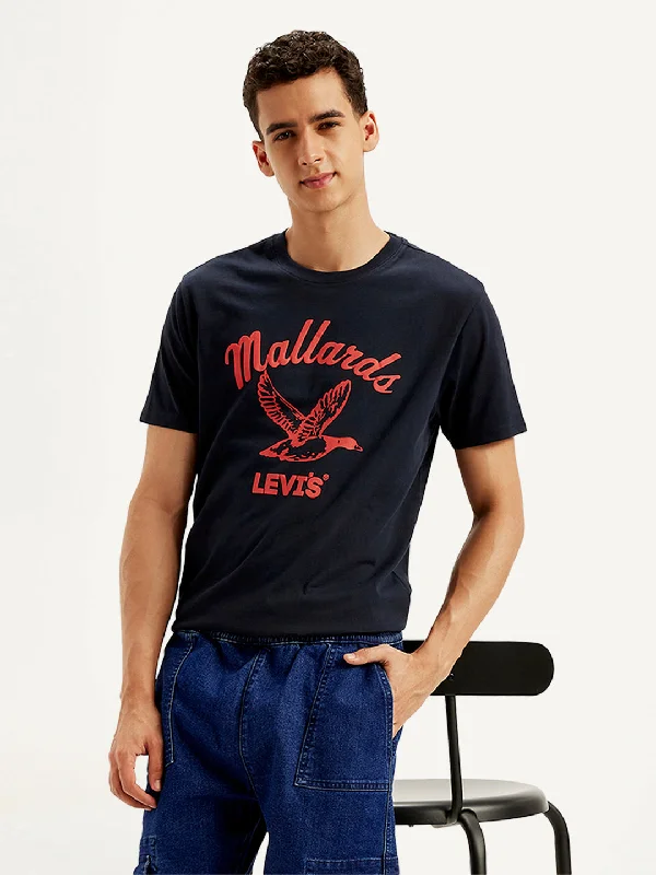 High-end Fabrics Men's Graphic Print Slim Fit T-Shirt