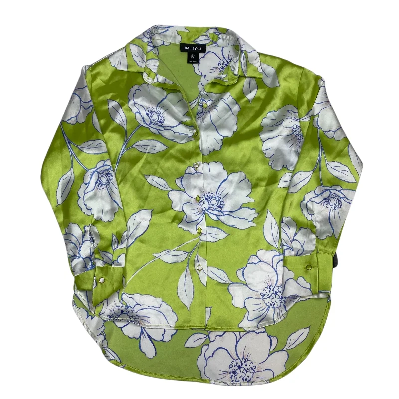 Urban Sense Top Long Sleeve By Bailey 44 In Green, Size: S