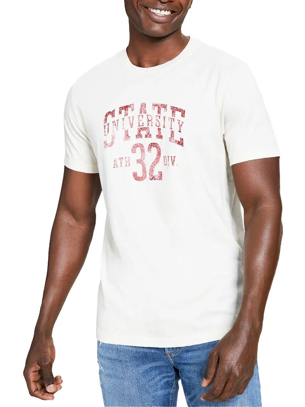Celebrity Must-have Mens Printed Cotton Graphic T-Shirt