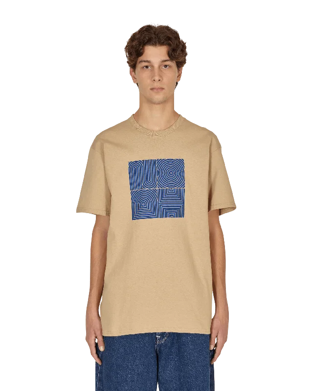 Modern Comfort Fingerprint T-Shirt Brown