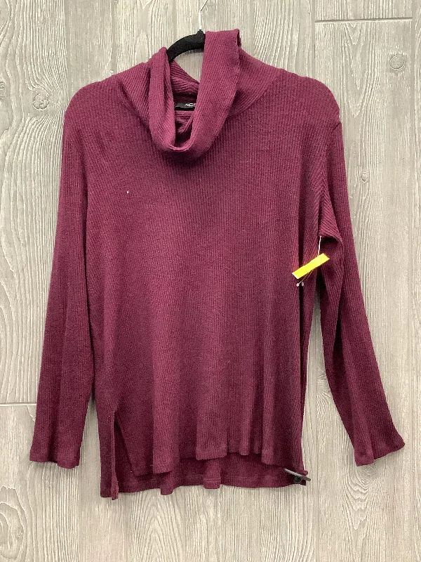 Customized Version Top Long Sleeve By Agb In Purple, Size: L